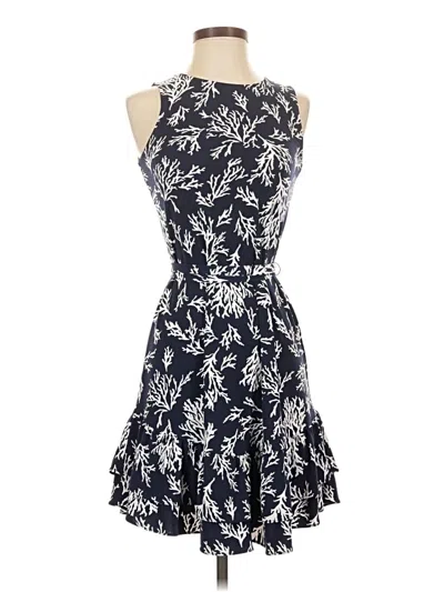 Pre-owned Michael Michael Kors Cocktail Dress In Blue