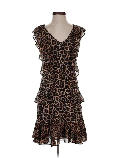 Pre-owned Michael Michael Kors Cocktail Dress In Brown