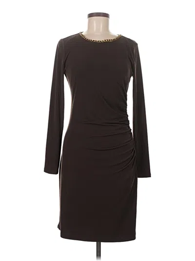 Pre-owned Michael Michael Kors Cocktail Dress In Brown