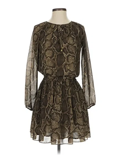 Pre-owned Michael Michael Kors Cocktail Dress In Brown