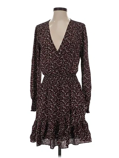 Pre-owned Michael Michael Kors Cocktail Dress In Burgundy