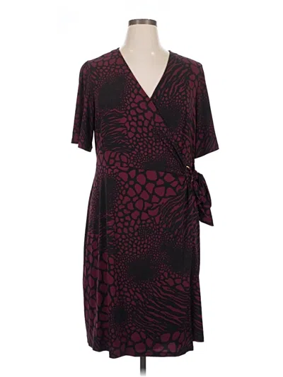 Michael Michael Kors Cocktail Dress In Burgundy