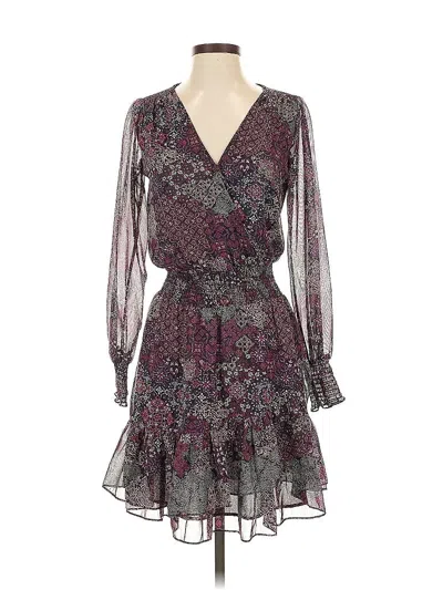 Pre-owned Michael Michael Kors Cocktail Dress In Purple