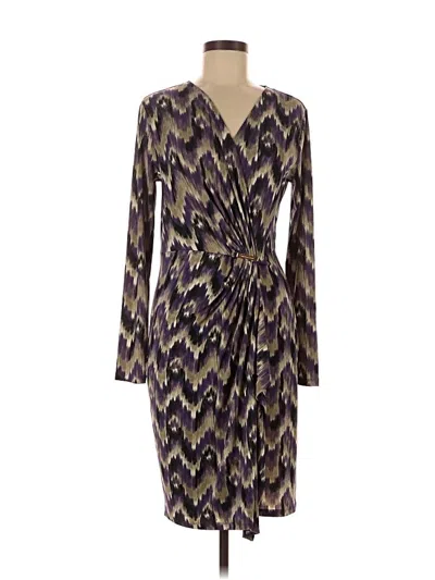 Pre-owned Michael Michael Kors Cocktail Dress In Purple