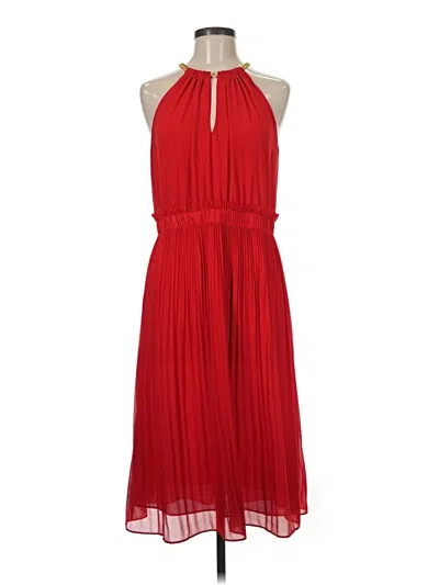 Pre-owned Michael Michael Kors Cocktail Dress In Red