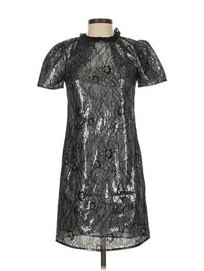 Pre-owned Michael Michael Kors Cocktail Dress In Silver