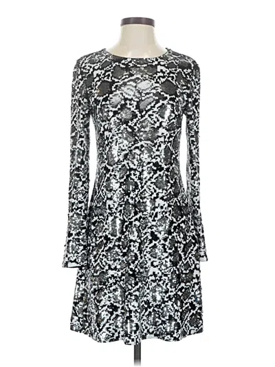 Pre-owned Michael Michael Kors Cocktail Dress In Silver