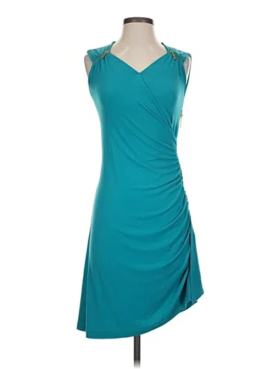 Pre-owned Michael Michael Kors Cocktail Dress In Teal