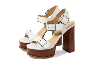 Michael Michael Kors Colby Platform Sandal Women's Sandals Optic White: 9.5 M, Leather