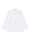 Michael Michael Kors Collared Tunic Top In White