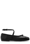 Michael Michael Kors Ballerine Collette In Pelle Nera Donna In Black