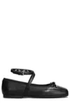 Michael Michael Kors Ballerine Collette In Pelle Nera Donna In Black