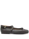 Michael Michael Kors Bow-detailed Ballet Flats
