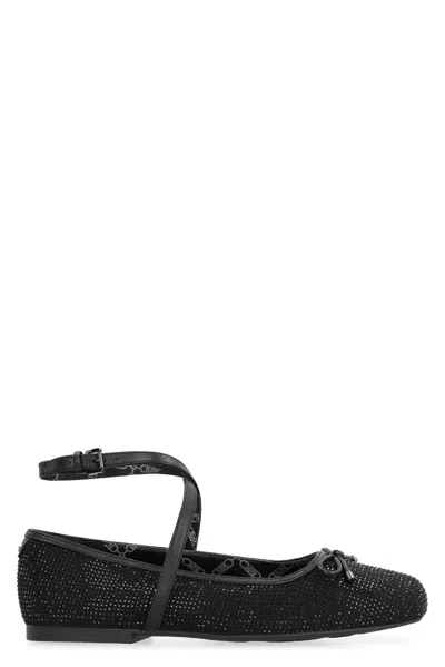 Michael Michael Kors Collette Flex Ballet In Black