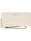 Michael Michael Kors Continental Large Wallet In Ivory