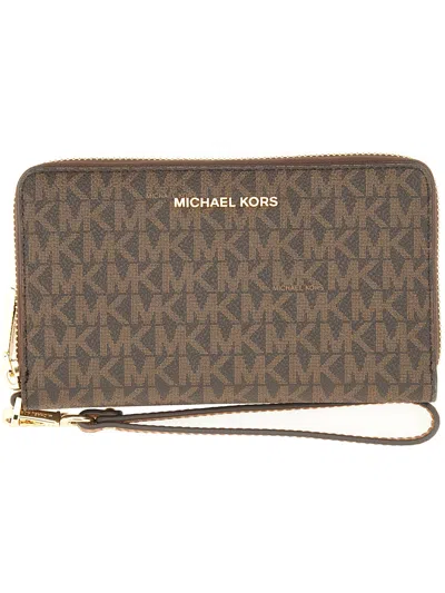 Michael Michael Kors Continental Large Wallet In Multicolour