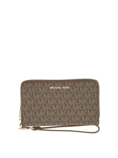 Michael Michael Kors Continental Large Wallet In Multicolour