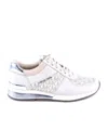 Michael Michael Kors Contrast Panel Sneakers In White