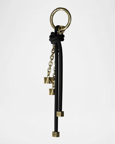 Michael Michael Kors Cord Bag Charm In Birch