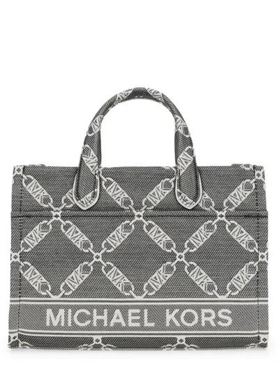 Michael Michael Kors Cotton-blend Tote Bag In Black