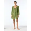 Michael Michael Kors Cover Up Shirt In Green
