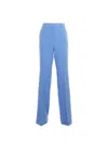 Michael Michael Kors Concealed Trousers In Crew Blue
