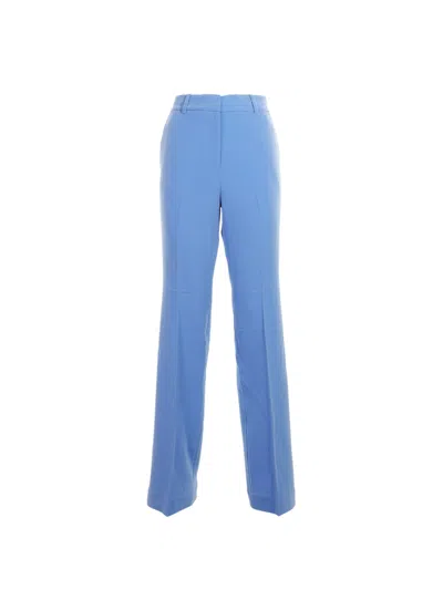 Michael Michael Kors Concealed Trousers In Crew Blue