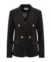 Michael Michael Kors Michael Kors Double-breasted Jacket In Black
