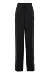 Michael Michael Kors Crêpe Trousers In Black