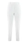 Michael Michael Kors Crêpe Trousers In White