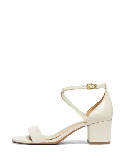 Michael Michael Kors Criss-cross Serena Sandals In Animal Print