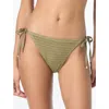 Michael Michael Kors Crochet Bikini Bottom In Green