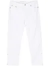 Michael Michael Kors Cropped Cotton Jeans In White