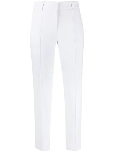 Michael Michael Kors Creased Pleated Trousers For Women In White