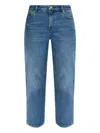 Michael Michael Kors Jeans With Belt Loops In Multi