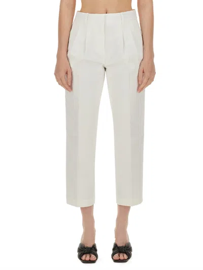 Michael Michael Kors Cropped Pants In White