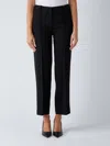 Michael Michael Kors Cropped Straight-leg Trousers In Nero