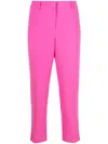 Michael Michael Kors Cropped Tailored Trousers In Pink