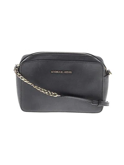 Pre-owned Michael Michael Kors Crossbody Bag In Black