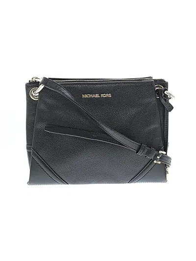 Pre-owned Michael Michael Kors Crossbody Bag In Black