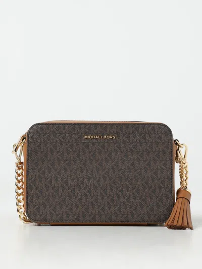 Michael Michael Kors Jet Set Shouldetr Abg In Brown