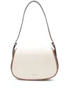 Michael Michael Kors Crossbody Lydia M Marron Lona Natural In White