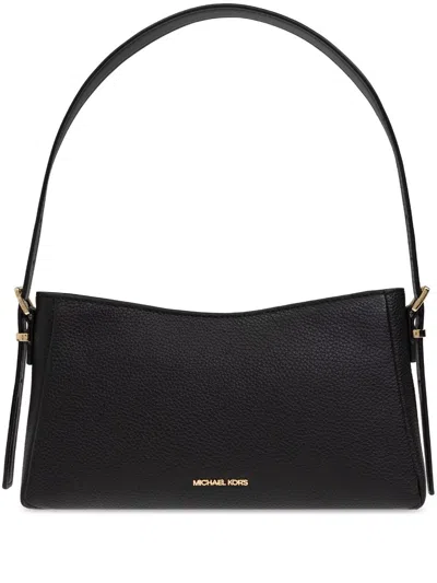 Michael Michael Kors Crossbody Moore M Black Golden Logo