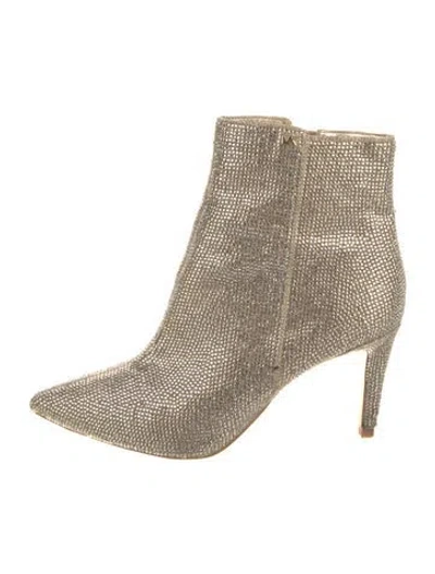 Pre-owned Michael Michael Kors Crystal Embellishments Boots
