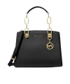 Michael Michael Kors Cynthia Diagonal Backpack In Black