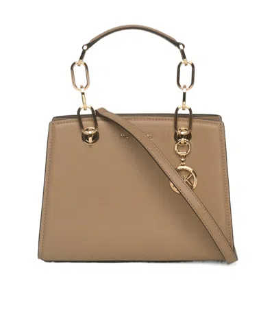 Michael Michael Kors Cynthia Diagonal Backpack In Brown