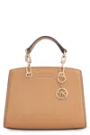 Michael Michael Kors Cynthia Leather Mini Bag In Camel