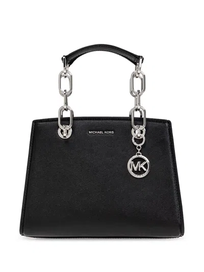 Michael Michael Kors Cynthia Tote Bag In Black