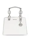 Michael Michael Kors Cynthia Tote Bag In White