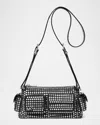 Michael Michael Kors Dakota Small Studded Leather Crossbody Bag In Multi